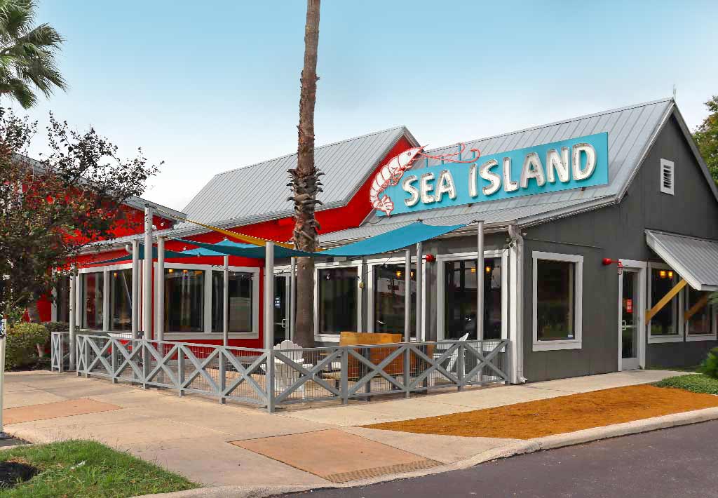 The Sea Island Shrimp House location at Ingram