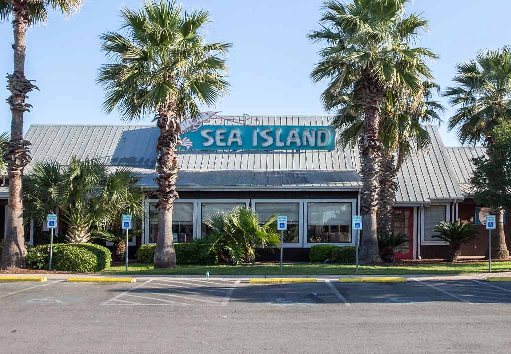 The Sea Island Shrimp House location at South Park