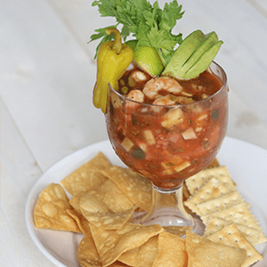 Shrimp Campechana Appetizer